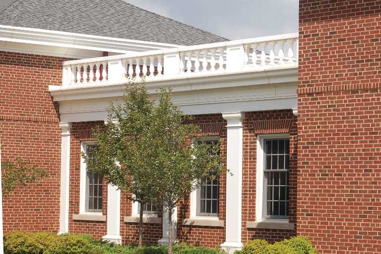 Fiberglass Cornice Brick Building